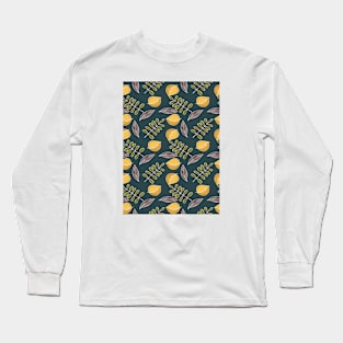 colored autumn leaves Long Sleeve T-Shirt